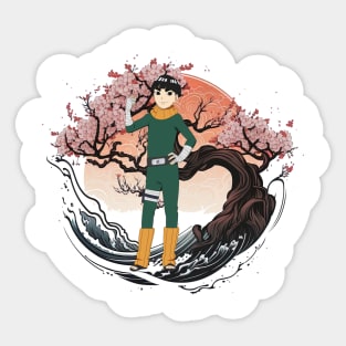 Metal lee jappanese anime Sticker